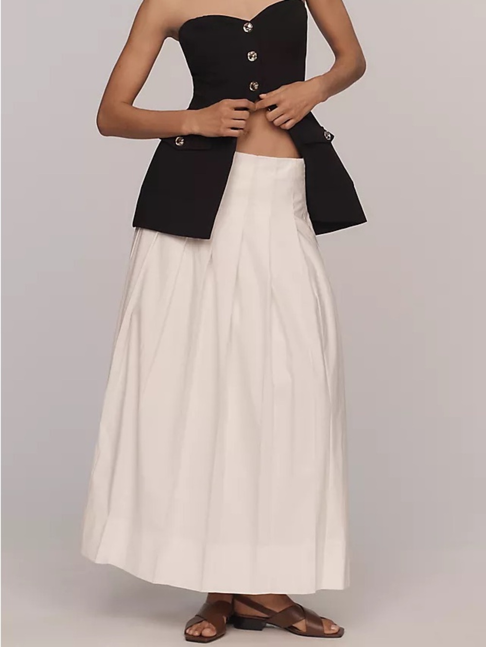 Reformation Zinnia Low Waist Maxi Skirt
